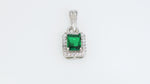 Load and play video in Gallery viewer, Fern Octa Pendant (Rhodium Plated)