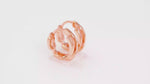 Load and play video in Gallery viewer, Trielle Hoops (Rose Gold Plated)
