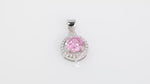 Load and play video in Gallery viewer, Rosabelle Pendant (Rhodium Plated)