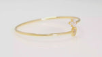 Load and play video in Gallery viewer, Flora Cuff  Bracelet (Gold-Plated)