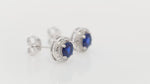Load and play video in Gallery viewer, Aura Round Studs (Rhodium Plated)