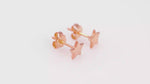 Load and play video in Gallery viewer, Star Studs (Rose Gold Plated)