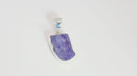 Load and play video in Gallery viewer, Natural Tanzanite Rough Pendant