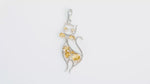 Load and play video in Gallery viewer, Natural Citrine Faceted Cat Pendant