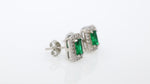 Load and play video in Gallery viewer, Fern Octa Studs (Rhodium Plated)