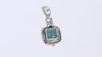 Load and play video in Gallery viewer, Natural Aquamarine Cab Pendant
