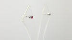 Load and play video in Gallery viewer, Natural Tourmaline Cabochon Studs