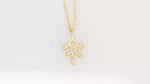 Load and play video in Gallery viewer, Leaflet Charm Necklace (Gold Plated)