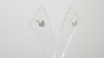 Load and play video in Gallery viewer, Natural Moonstone Rainbow Studs