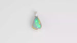 Load and play video in Gallery viewer, Natural Opal Ethiopian Cab Pendant
