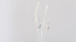 Load and play video in Gallery viewer, Natural Aquamarine Faceted Earrings