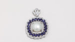 Load and play video in Gallery viewer, Natural Pearl & Iolite Pendant