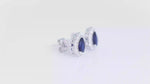 Load and play video in Gallery viewer, Aura Pear Studs (Rhodium Plated)