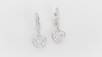 Load and play video in Gallery viewer, Lover Drop Earrings (Rhodium Plated)
