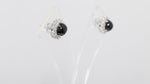 Load and play video in Gallery viewer, Natural Black Star Cabochon Studs