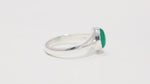 Load and play video in Gallery viewer, Natural Onyx Green Cab Ring