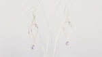 Load and play video in Gallery viewer, Natural Amethyst Round Faceted Earrings