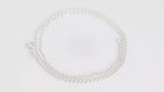 Load and play video in Gallery viewer, Oval Beaded Chain (Rhodium Plated)