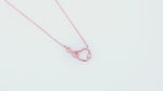 Load and play video in Gallery viewer, Infinity Heart Necklace (Rose Gold Plated)