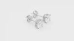 Load and play video in Gallery viewer, Solitaire Studs (Rhodium Plated)