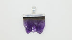 Load and play video in Gallery viewer, Natural Amethyst Lace Druzy Pendant
