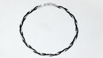 Load and play video in Gallery viewer, Amalfi Braid Anklet (Rhodium Plated)