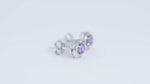 Load and play video in Gallery viewer, Iris Round Studs (Rhodium Plated)