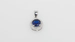Load and play video in Gallery viewer, Aura Round Pendant (Rhodium Plated)