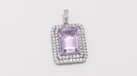Load and play video in Gallery viewer, Natural Amethyst Pink Faceted Pendant