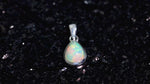 Load and play video in Gallery viewer, Natural Opal Ethiopian Pear Cab Pendant