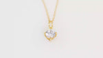 Load and play video in Gallery viewer, Solitaire Necklace (Gold Plated)
