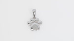 Load and play video in Gallery viewer, Paw Pendant (Rhodium Plated)