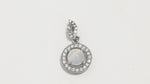 Load and play video in Gallery viewer, Natural Moonstone Blue Fire Cabochon Pendant