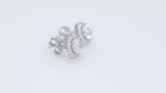Load and play video in Gallery viewer, Luna Studs (Rhodium Plated)