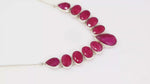 Load and play video in Gallery viewer, Natural Ruby Faceted Necklace