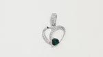 Load and play video in Gallery viewer, Natural Sapphire Cut Pendant