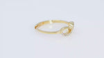 Load and play video in Gallery viewer, Infinity Ring (Gold-Plated)