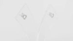 Load and play video in Gallery viewer, Half a Heart Studs(Rhodium Plated)