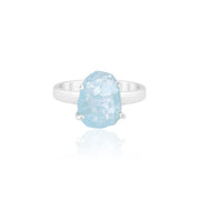 Natural Aquamarine Rough Ring