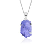 Natural Tanzanite Rough Pendant