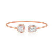 Octa Cuff Bracelet (Rose Gold-Plated)