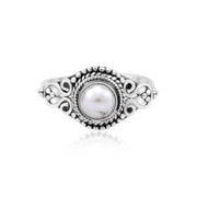 Natural Pearl Cabochon Ring