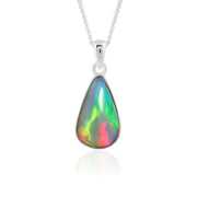 Natural Opal Ethiopian Cab Pendant