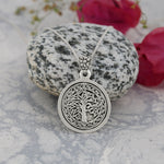 Load image into Gallery viewer, Tree of Life Pendant (Rhodium Plated)
