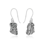 Natural Meteorite Campo De Cielo Earrings