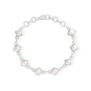 Natural Pearl Cabochon Bracelet