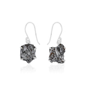 Natural Meteorite Campo De Cielo Earrings
