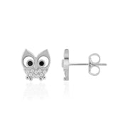 Malfoy Owl Studs