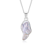 Natura Pearl Biwa Pendant