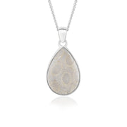 Natural Coral Indonesian Fossil Cabochon